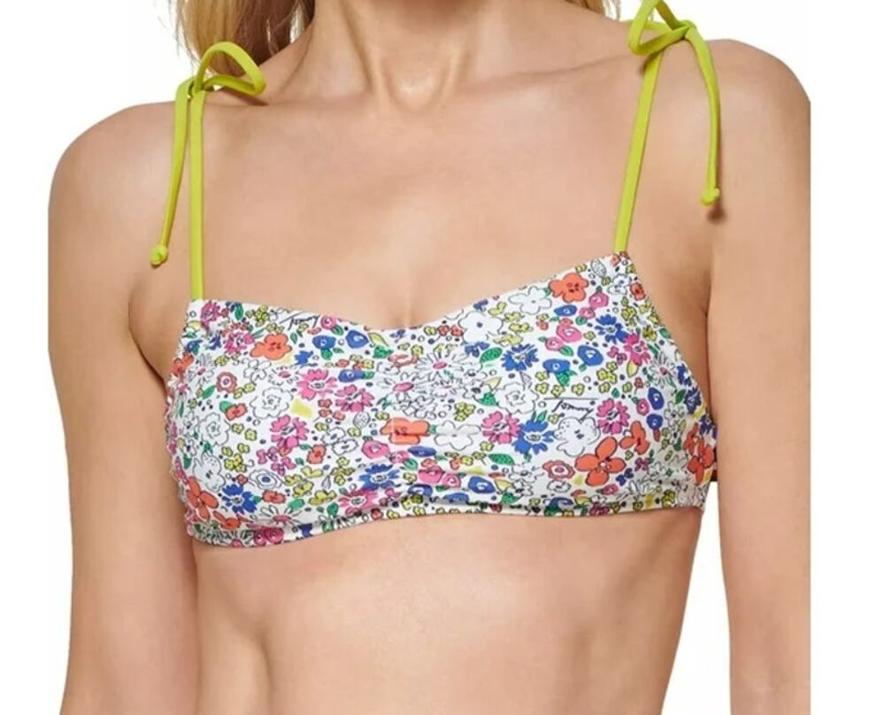 Tommy Hilfiger Tie-Strap Bikini Swim Top, Penelope, XS, NWT